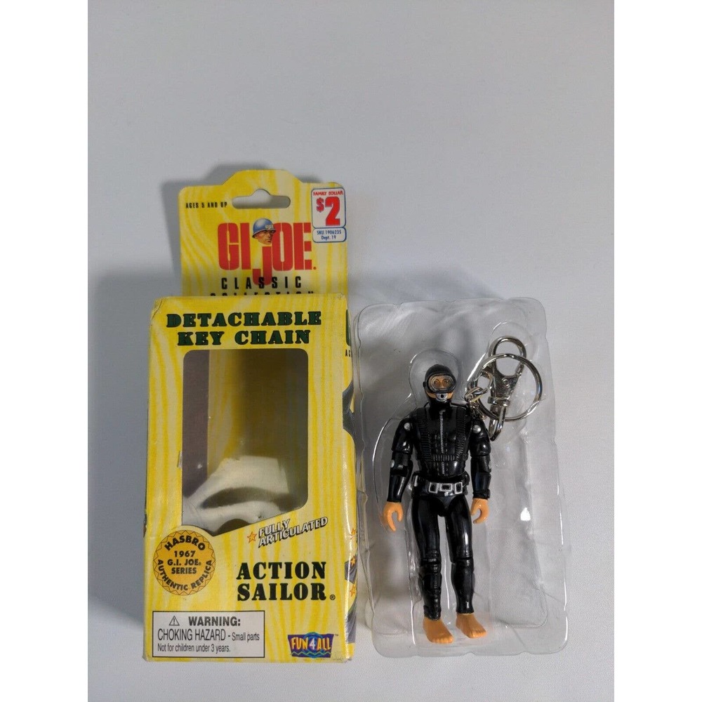 GI JOE Action Sailor Detachable Key Chain Classic Collection